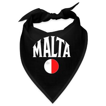Malta - Bandana - Schwarz - Vorne