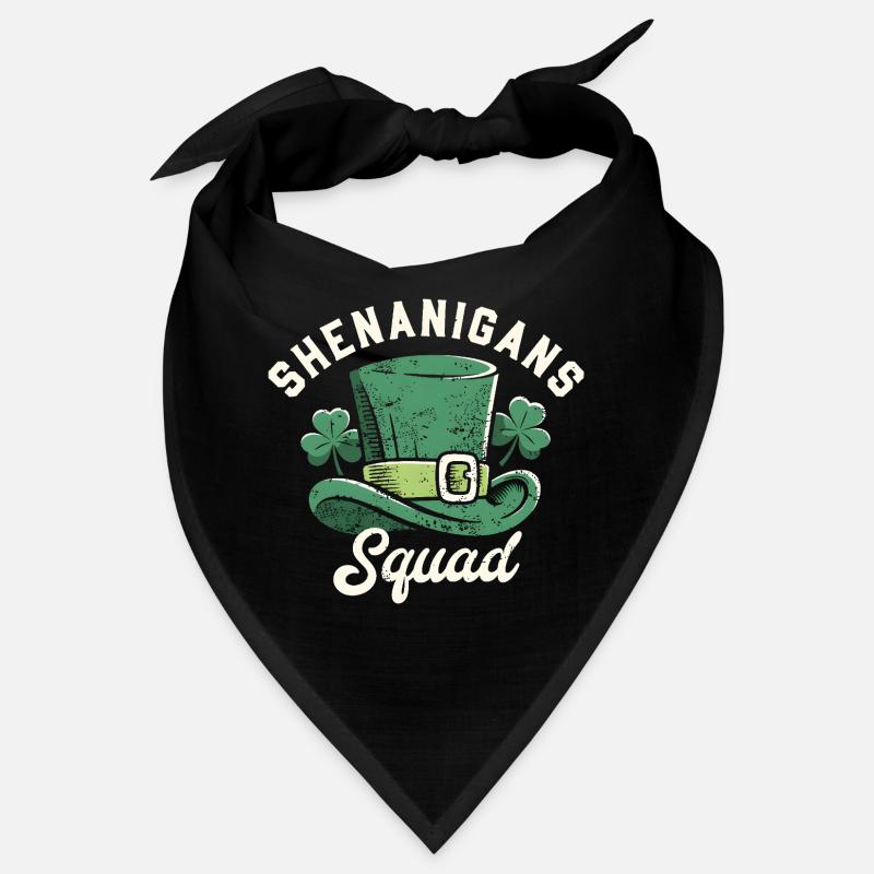 Escouade des Pitreries Chapeau Vert de la Saint-Patrick Bandana