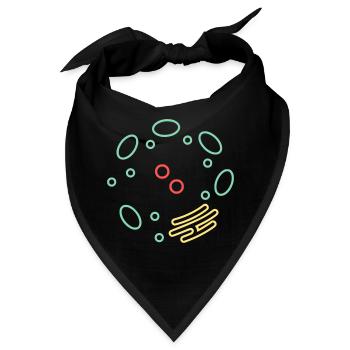Zelle Organellen Biologie - Bandana - Schwarz - Vorne