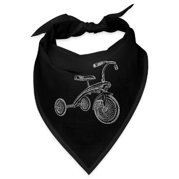 Dreirad - Bandana - Schwarz - Vorne