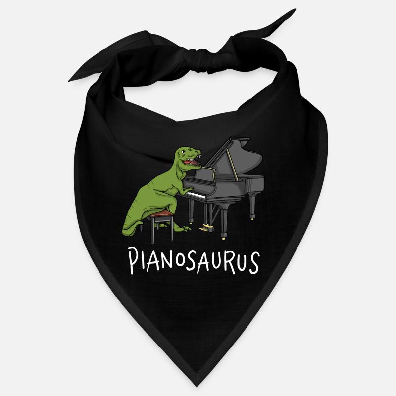 Pianosaurus Rex - Piano Playing Dinosaur Bandana