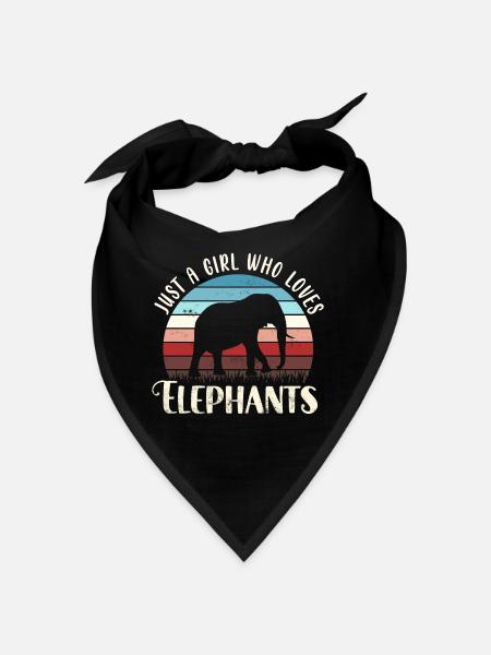 Eléphant éléphant - Bandana - noir