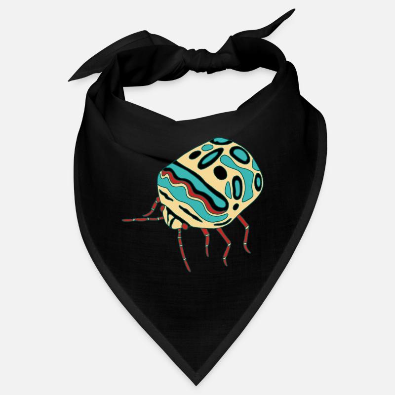 Insecte multicolore - Bandana - noir