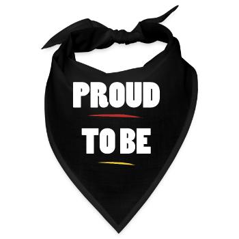 Stolz darauf, Ego zu sein Zitat - Bandana - Schwarz - Vorne