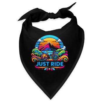 Just Ride Fahrrad - Just Ride - Bandana - Schwarz - Vorne