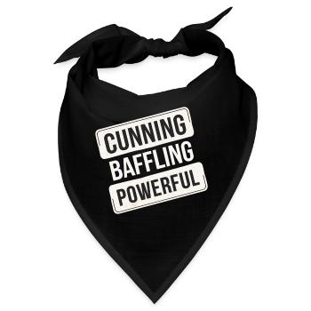 Cunning Baffling Powerful 12 - Bandana - Schwarz - Vorne