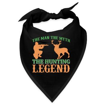Jagd Legende - Bandana - Schwarz - Vorne