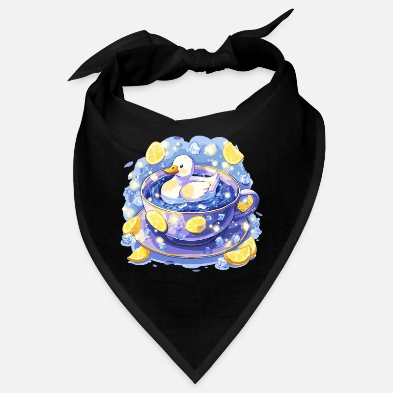 Lemon duck in a tea mug Bandana
