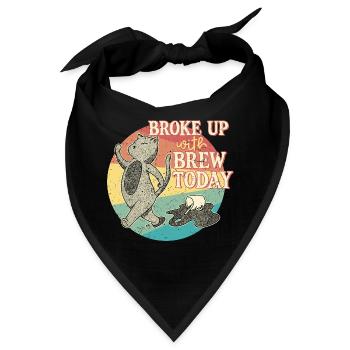 Kaffeeentzug Koffeinfrei Ex-Kaffeetrinker - Bandana - Schwarz - Vorne