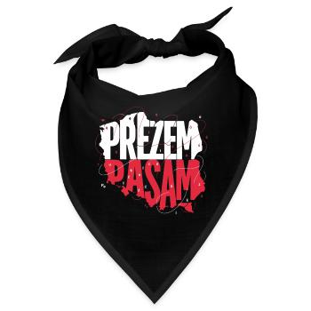 PREZEMPASM Prezem Strip Meme Polen Rosalia - Bandana - Schwarz - Vorne