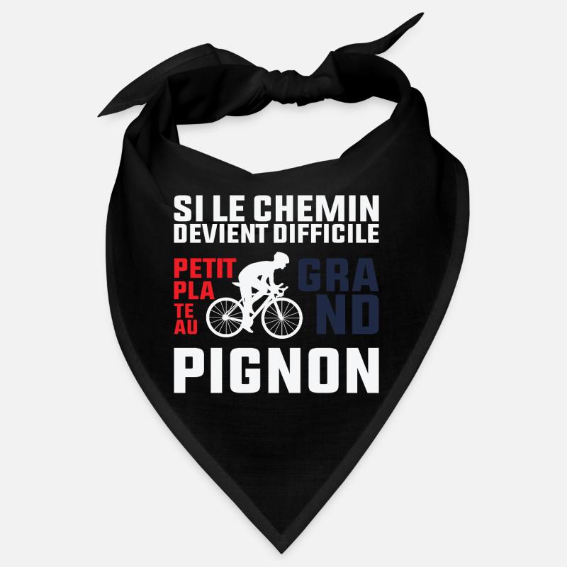 Si Le Chemin Devient Difficile - Cycliste Cadeau  Bandana