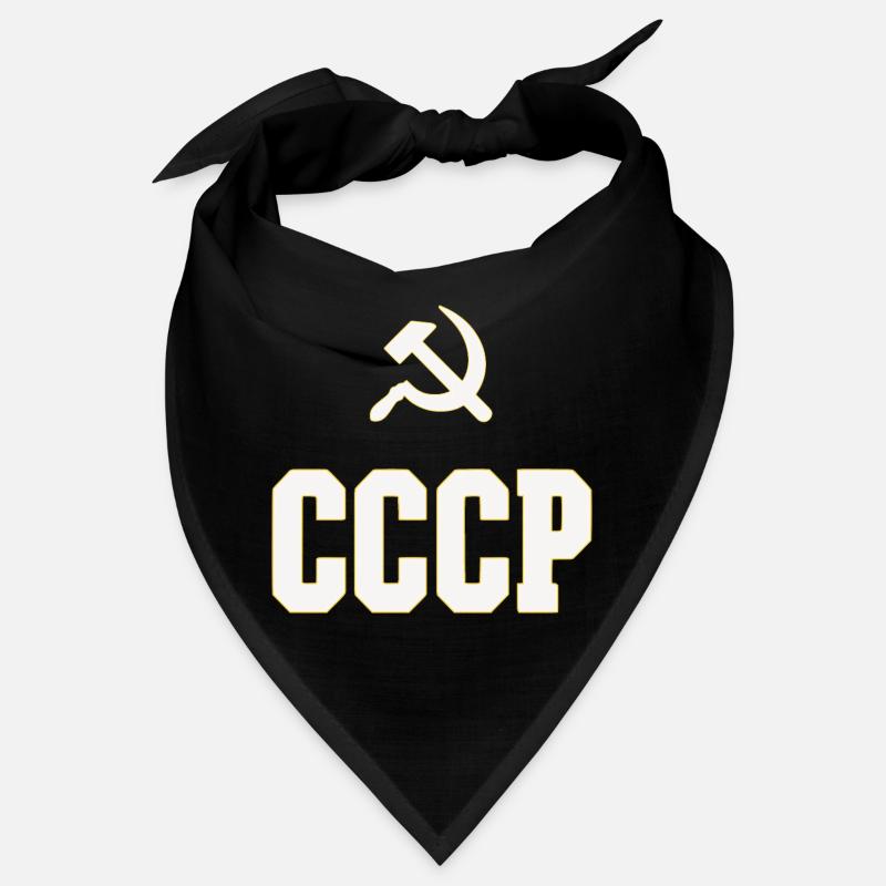 CCCP Design in 80s Style, Retro Bottle Bandana