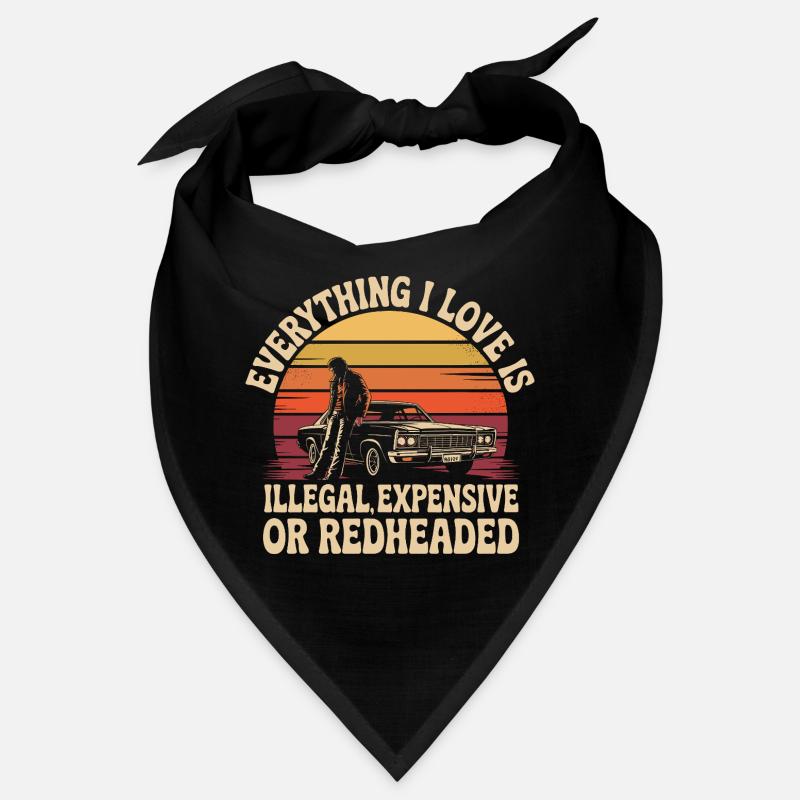 Everything I Love Is Illegal Expensive Rothaarig Bandana
