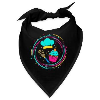 Bäcker - Bandana - Schwarz - Vorne