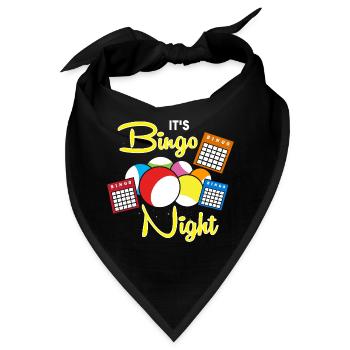 Bingo - Bandana - Schwarz - Vorne