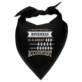 Buchführer Buchhalter Finanzamt Revisor Controller - Bandana - Schwarz - Vorne