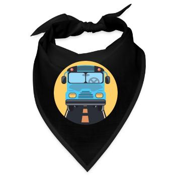 Bus - Bandana - Schwarz - Vorne