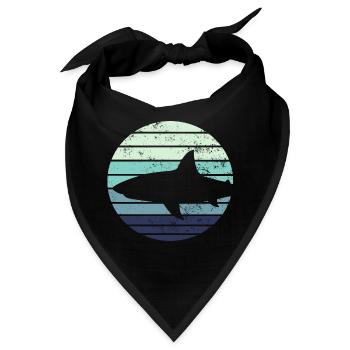Hai Haifisch - Bandana - Schwarz - Vorne