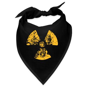 Radioaktiv - Bandana - Schwarz - Vorne