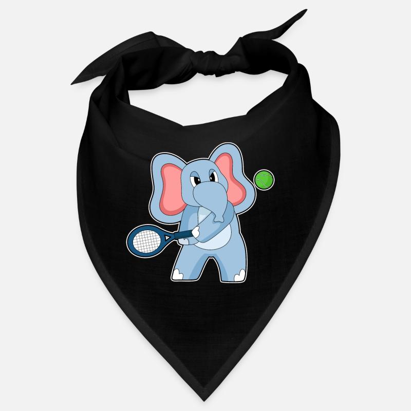 Elephant Tennis Racket Bandana