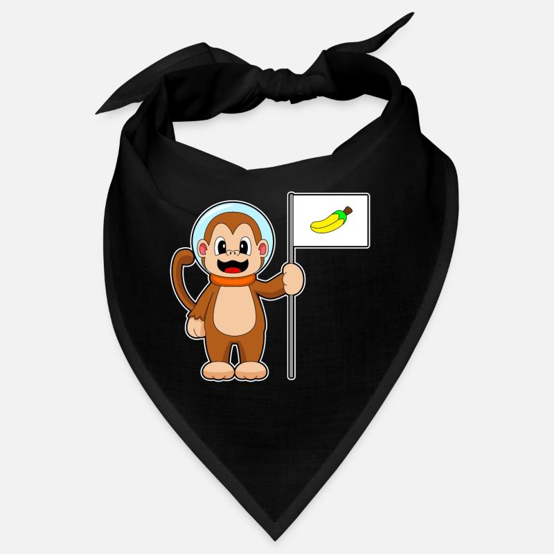 Affe Astronaut Weltraum Bandana