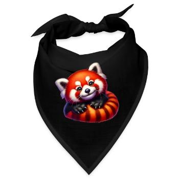 Kleiner Panda - Bandana - Schwarz - Vorne