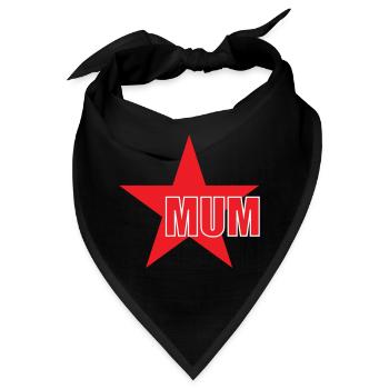 Maman d'Amour - Muttertag - Bandana - Schwarz - Vorne
