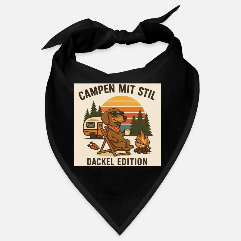 Camping avec style : Édition Teckel Bandana