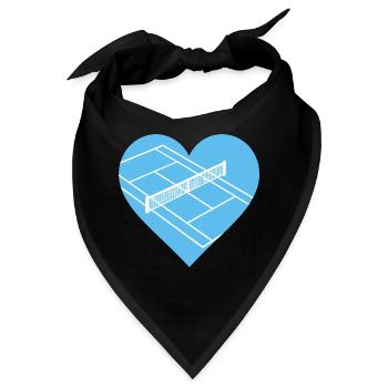 Tennis Hard Court Melbourne Love - Bandana - Schwarz - Vorne