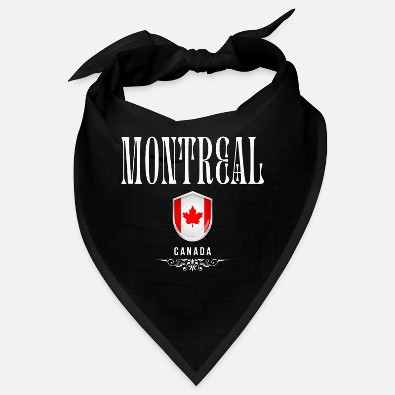 Montreal Canada, elegant and minimalist design Bandana