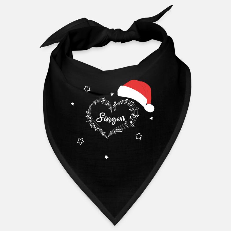 Christmas Music from Musical Notes Singing Bandana