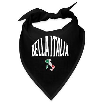 Bella Italia - Bandana - Schwarz - Vorne