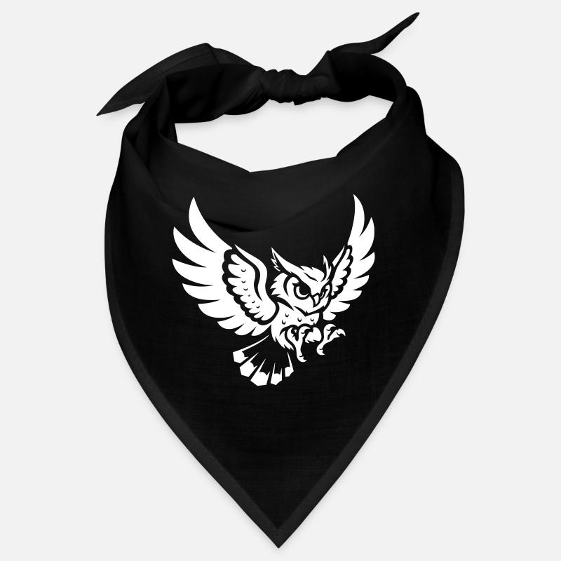 Eule im Anflug – Kraftvolles Motiv Bandana