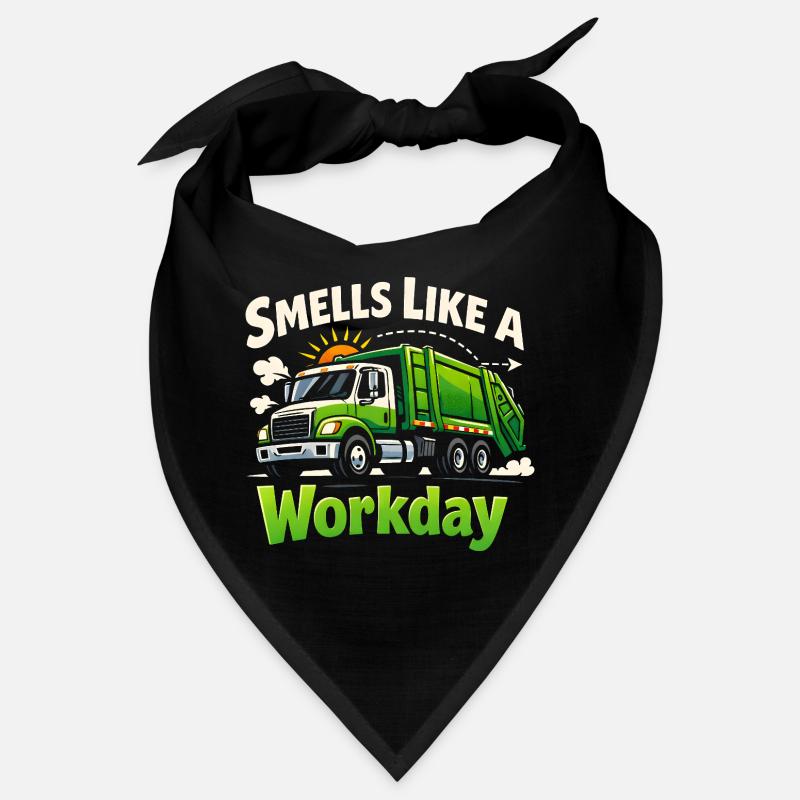 Smells like a working day | Garbage Collection, Humor Bandana