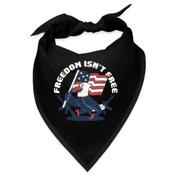 Veterans Day Für Republikaner - Bandana - Schwarz - Vorne