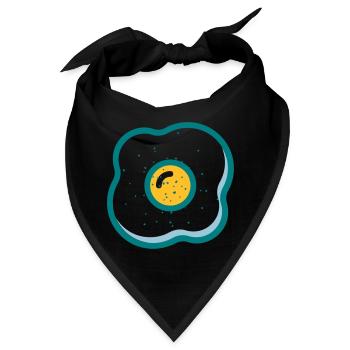 Spiegelei - Bandana - Schwarz - Vorne
