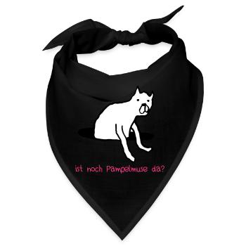 Ist noch Pampelmuse da? - Bandana - Schwarz - Vorne