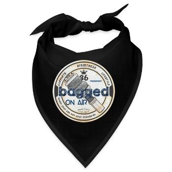 Bagged on air - Bandana - Schwarz - Vorne