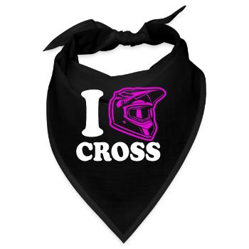 Motocross - Bandana - Schwarz - Vorne