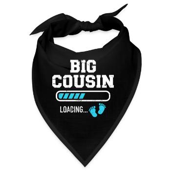 Großer Cousin - Bandana - Schwarz - Vorne