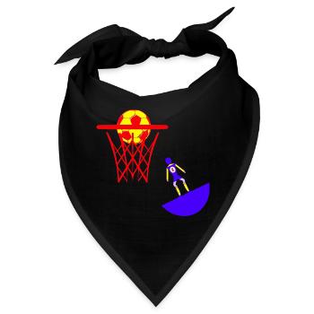 Subbuteo Basketballkorb - Bandana - Schwarz - Vorne