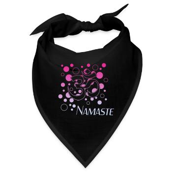 Namaste - Bandana - Schwarz - Vorne