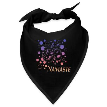 Namaste - Bandana - Schwarz - Vorne