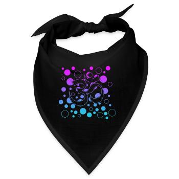 Yoga Om Namaste - Bandana - Schwarz - Vorne