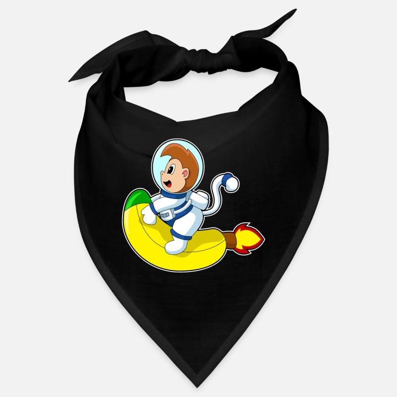Affe Astronaut Weltraum Bandana