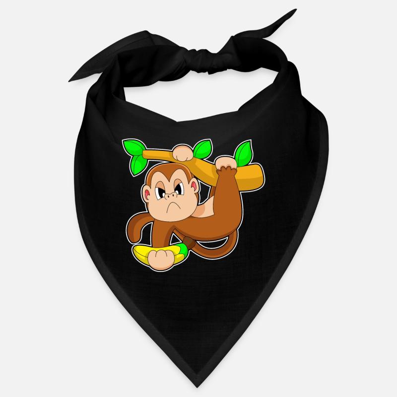 Bodybuilder Singe Bodybuilding avec haltères Bandana