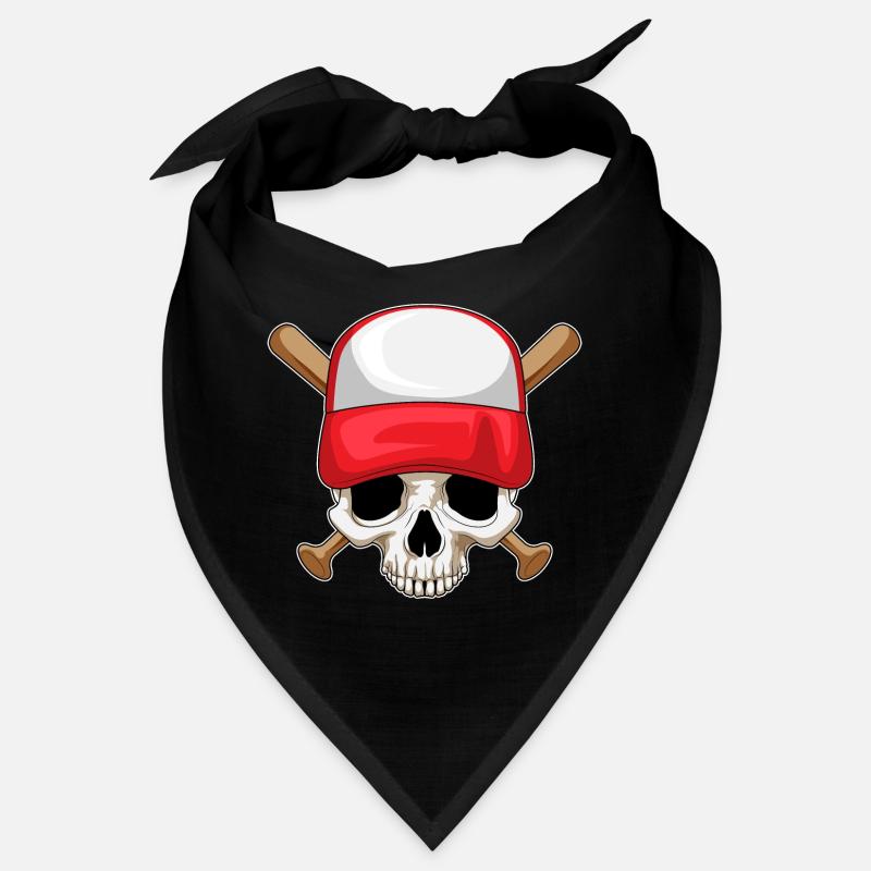 Skull Baseball Baseball Bats Bandana