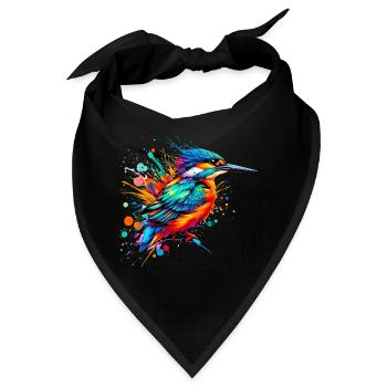 Eisvogel - Bandana - Schwarz - Vorne