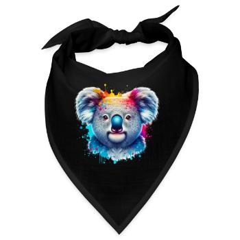 Koala - Bandana - Schwarz - Vorne