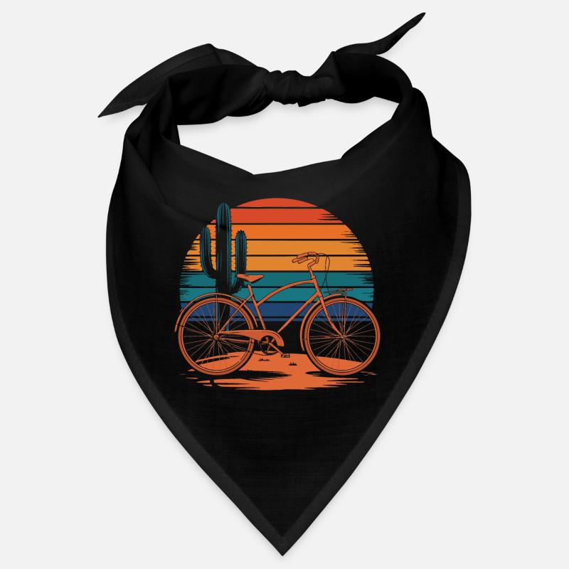 Vintage Bicycle Desert Sunset Bandana